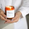 ⁦BERGAMOT + MINT candle      נר בריח הדרים ומנטה⁩ – תמונה ⁦8⁩