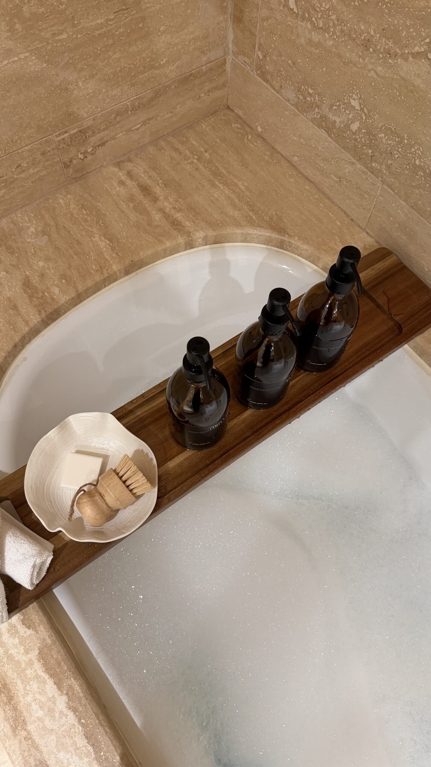 מגש עץ לאמבטיה – תמונה 3